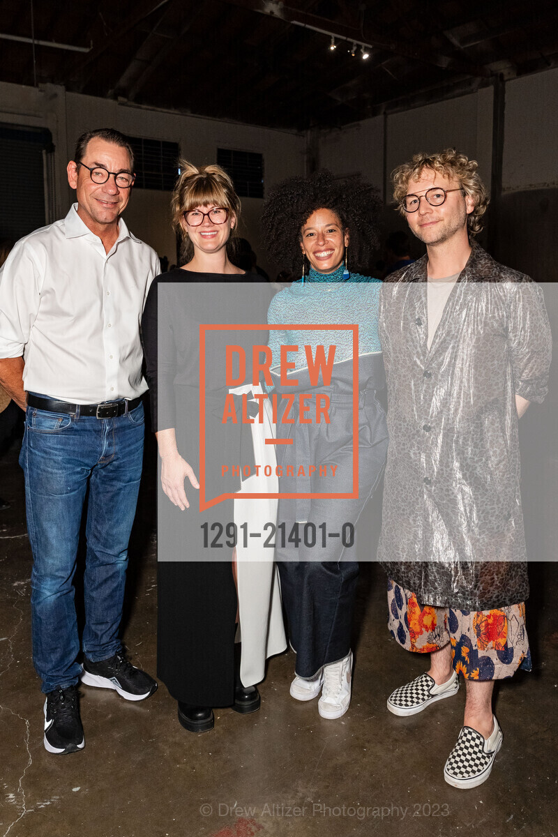 Paul Wattis, Rachel Sample, Tiffany E Barber, Tony Bravo, Adrian Burrell: Venus Blues VIP Exhibition at Minnesota St. Project, Minnesota Street Project Foundation Exhibition Warehouse. 1201 Minnesota St, SF, CA 94107 US, October 5th, 2023, Photo #1291-21401-0 Paul Wattis, Rachel Sample, Tiffany E Barber, Tony Bravo, Photo #1291-21401-0