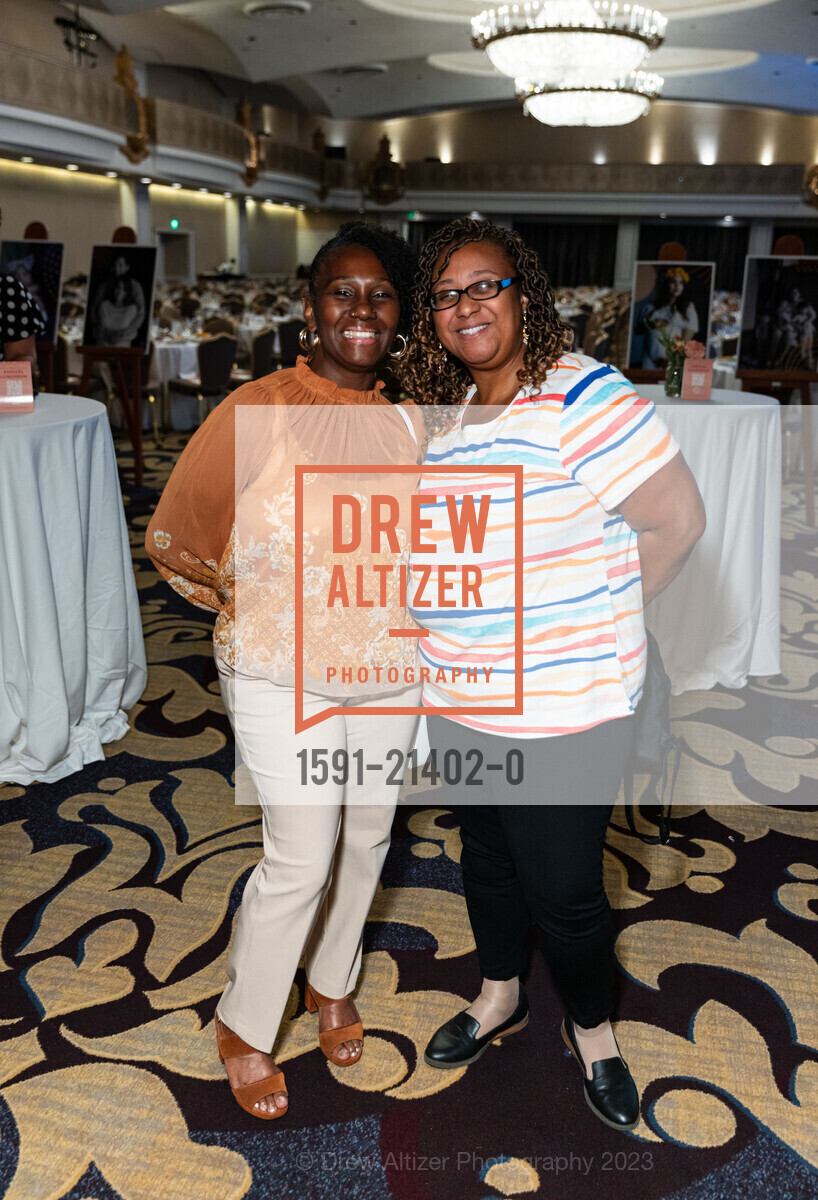 Carla Roberts, Deanna Broussard, Homeless Prenatal Program Annual Luncheon, Fairmont San Francisco. 950 Mason St, SF, CA 94108 US, October 6th, 2023, Photo #1591-21402-0 Carla Roberts, Deanna Broussard, Photo #1591-21402-0