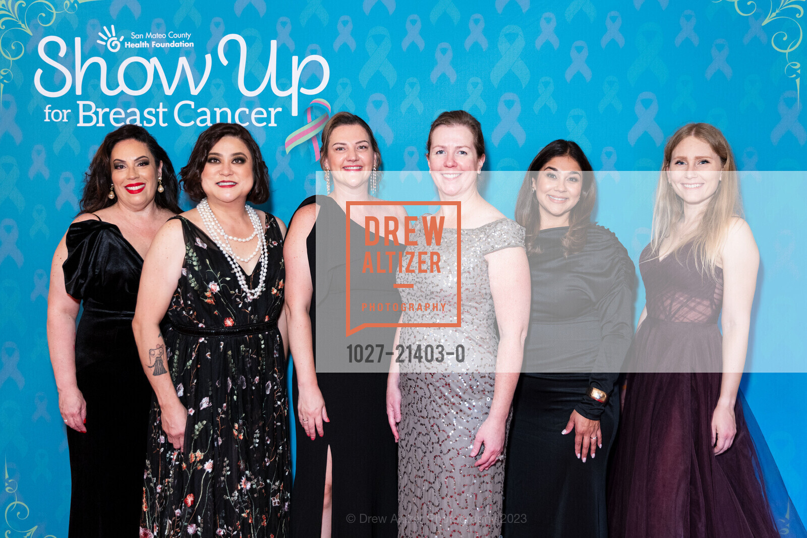 Dana Floro, Jackie Pelka, Karin Kinnear, Maria Reyes, Ksenia Chistykova, San Mateo County Health Foundation's Gala, Carolands. 565 Remillard Dr, Hillsborough, CA 94010 US, October 6th, 2023, Photo #1027-21403-0 Dana Floro, Jackie Pelka, Karin Kinnear, Maria Reyes, Ksenia Chistykova, Photo #1027-21403-0