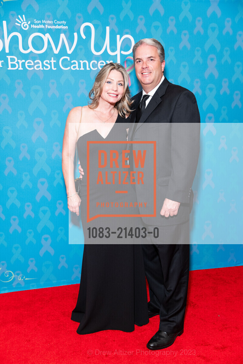 Pam Kurtzman, Dave Pucci, San Mateo County Health Foundation's Gala, Carolands. 565 Remillard Dr, Hillsborough, CA 94010 US, October 6th, 2023, Photo #1083-21403-0 Pam Kurtzman, Dave Pucci, Photo #1083-21403-0