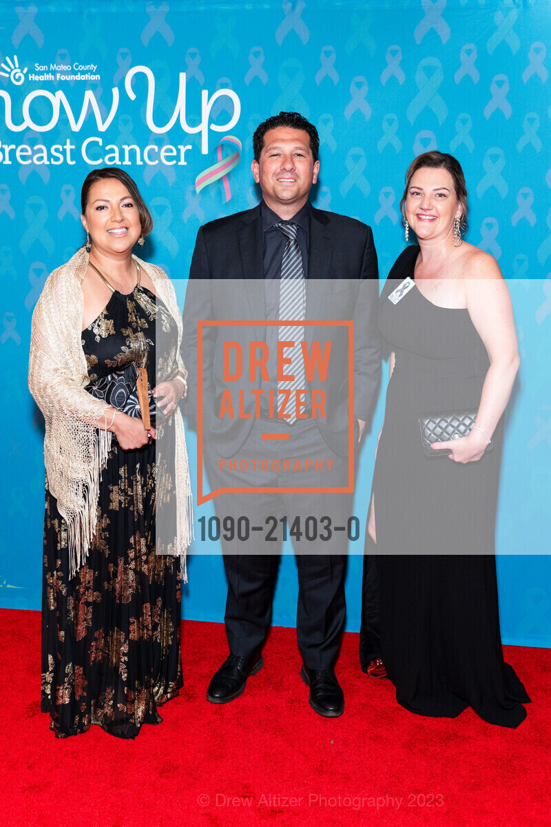 Priscilla Romero, David Canepa, Jackie Pelka, San Mateo County Health Foundation's Gala, Carolands. 565 Remillard Dr, Hillsborough, CA 94010 US, October 6th, 2023, Photo #1090-21403-0 Priscilla Romero, David Canepa, Jackie Pelka, Photo #1090-21403-0