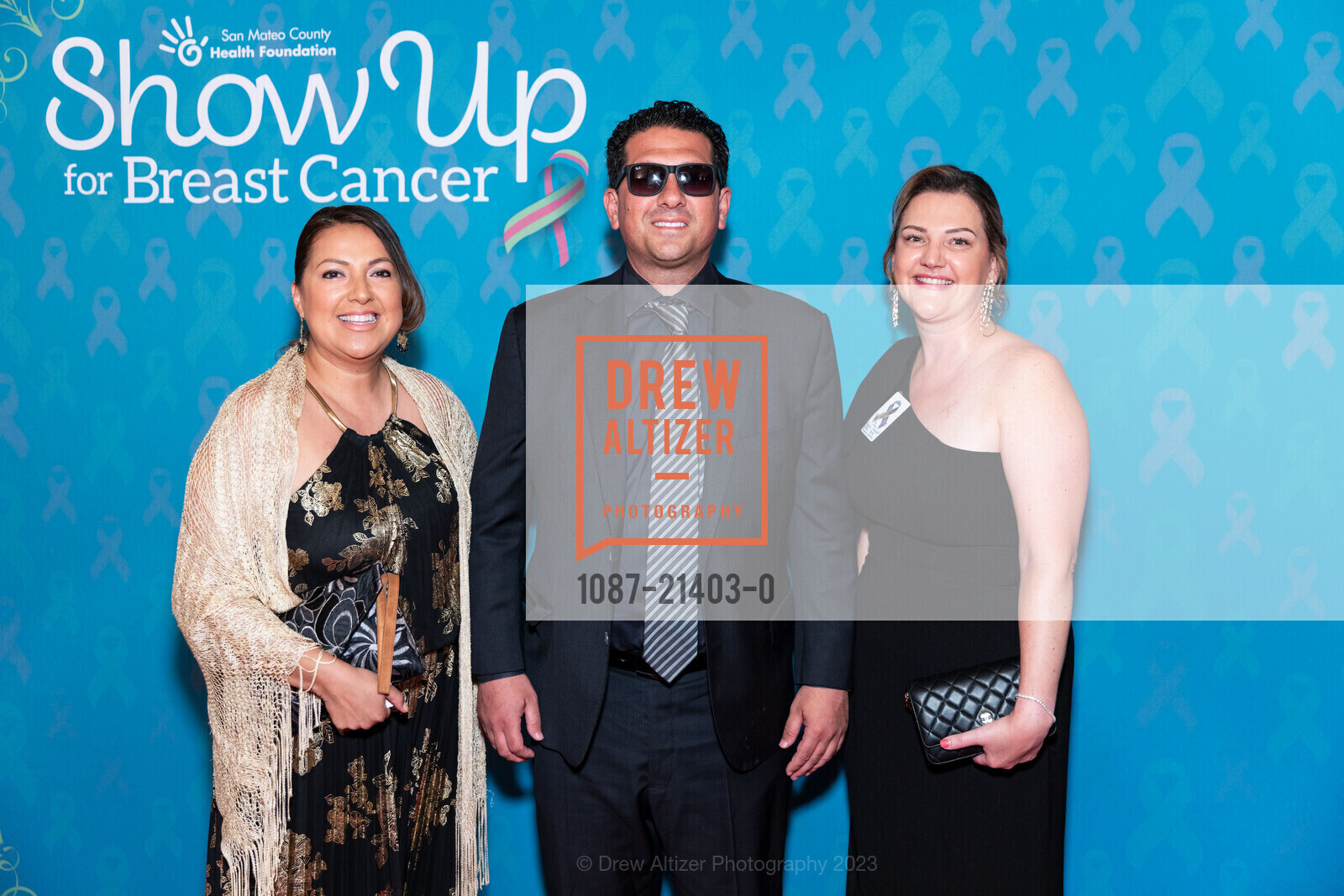 Priscilla Romero, David Canepa, Jackie Pelka, San Mateo County Health Foundation's Gala, Carolands. 565 Remillard Dr, Hillsborough, CA 94010 US, October 6th, 2023, Photo #1087-21403-0 Priscilla Romero, David Canepa, Jackie Pelka, Photo #1087-21403-0