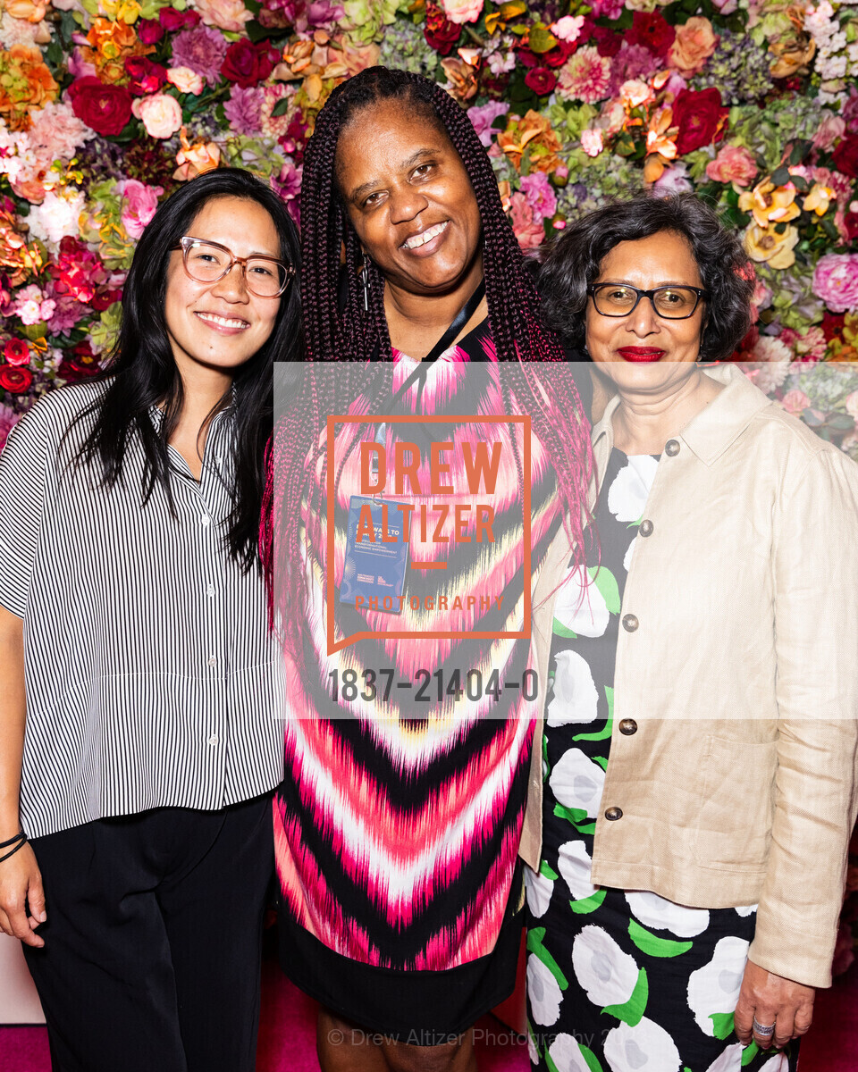 Elaine Chang, Shervon Hunter, Savi Bisnath, SF Human Rights Commission Reception, San Francisco City Hall. 1 Dr Carlton B Goodlett Place, San Fran, CA 94102 US, October 6th, 2023, Photo #1837-21404-0 Elaine Chang, Shervon Hunter, Savi Bisnath, Photo #1837-21404-0