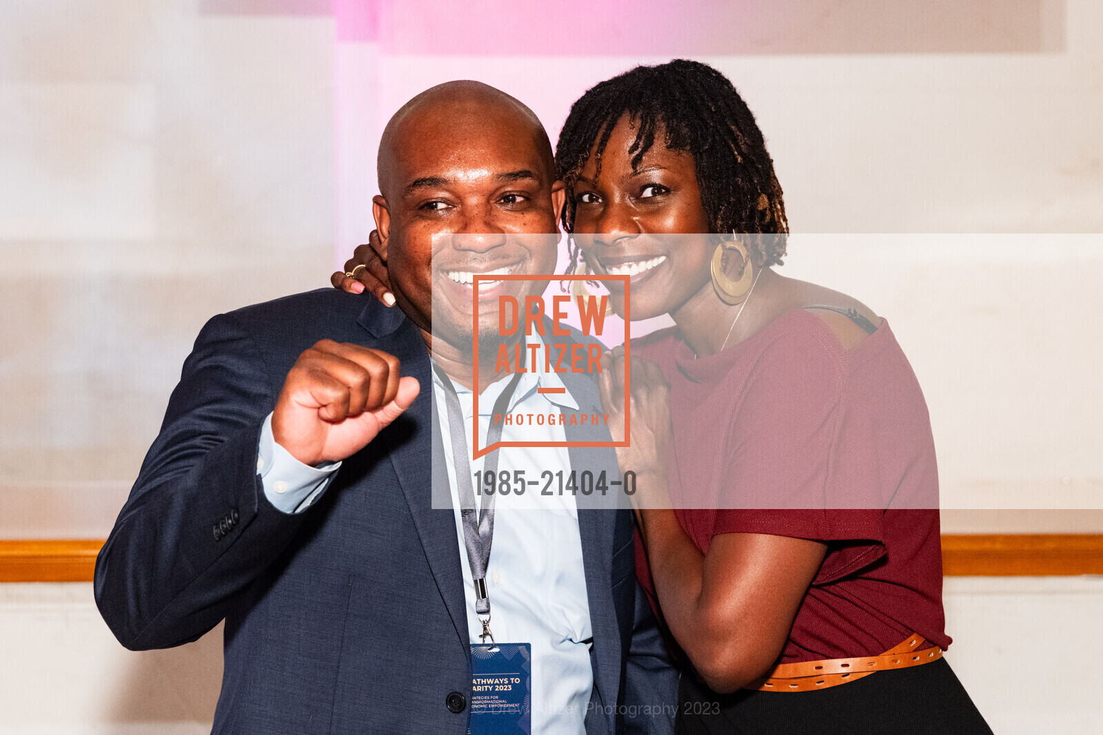 Jon Henry, Erika Smith, SF Human Rights Commission Reception, San Francisco City Hall. 1 Dr Carlton B Goodlett Place, San Fran, CA 94102 US, October 6th, 2023, Photo #1985-21404-0 Jon Henry, Erika Smith, Photo #1985-21404-0