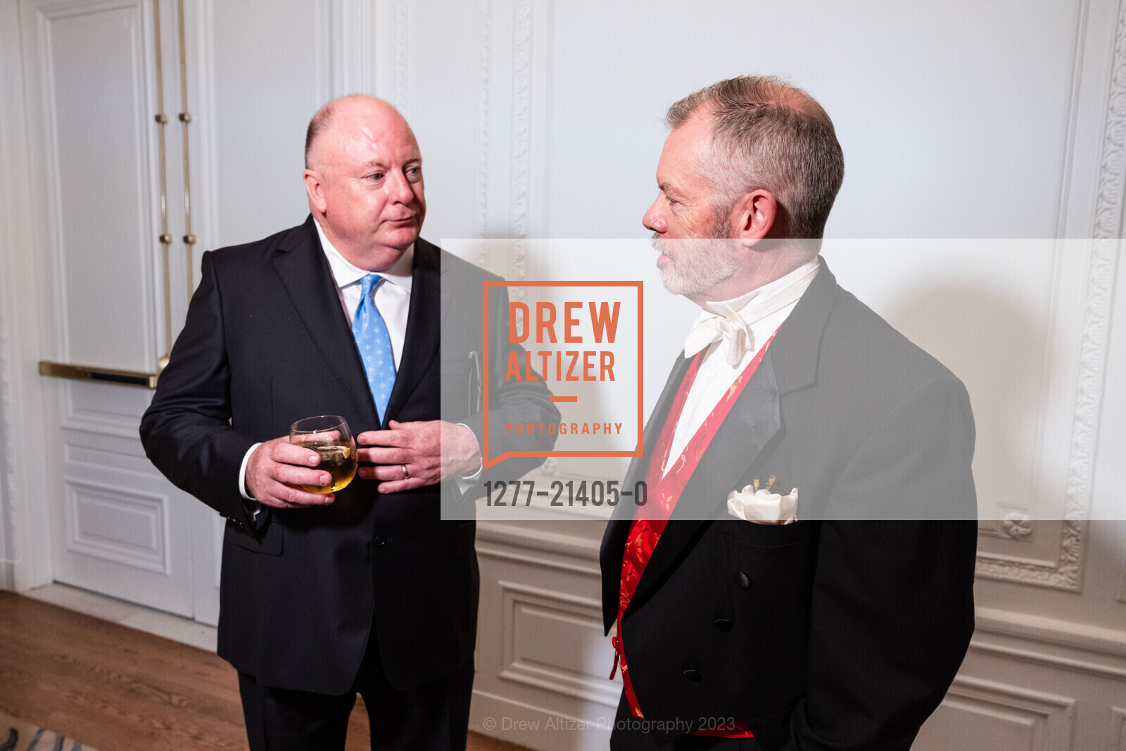 Kevin Ryan, Simon Berry, St. Dominic's 150th Anniversary Jubilee Gala, Palace Hotel. New Montgomery St, SF, CA 94105 US, October 7th, 2023, Photo #1277-21405-0 Kevin Ryan, Simon Berry, Photo #1277-21405-0