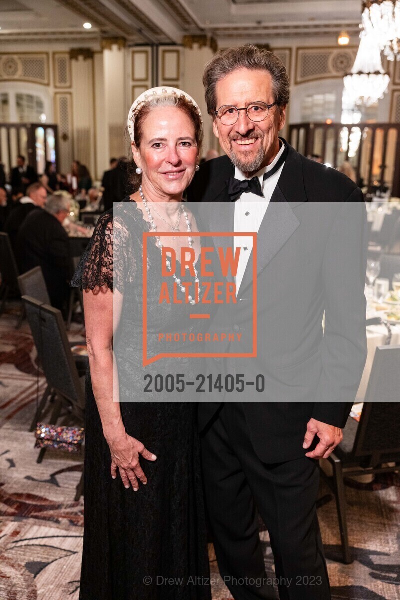 Marjorie Campbell, Bill Campbell, St. Dominic's 150th Anniversary Jubilee Gala, Palace Hotel. New Montgomery St, SF, CA 94105 US, October 7th, 2023, Photo #2005-21405-0 Marjorie Campbell, Bill Campbell, Photo #2005-21405-0