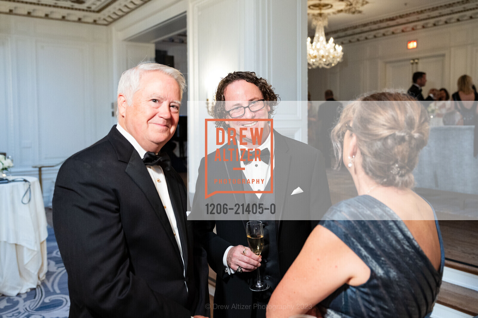 Robb Eklund, Luis Folan, St. Dominic's 150th Anniversary Jubilee Gala, Palace Hotel. New Montgomery St, SF, CA 94105 US, October 7th, 2023, Photo #1206-21405-0 Robb Eklund, Luis Folan, Photo #1206-21405-0