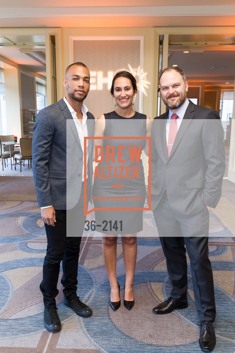 Kendrick Sampson, Kaya Allan Sugerman, Scott Badenoch, Center for Environmental Health 2017, Four Seasons Hotel 757 Market St San Francisco, California 94103. 757 Market St San Francisco, California 94103, May 4th, 2017, Photo #36-2141 Kendrick Sampson, Kaya Allan Sugerman, Scott Badenoch, Photo #36-2141