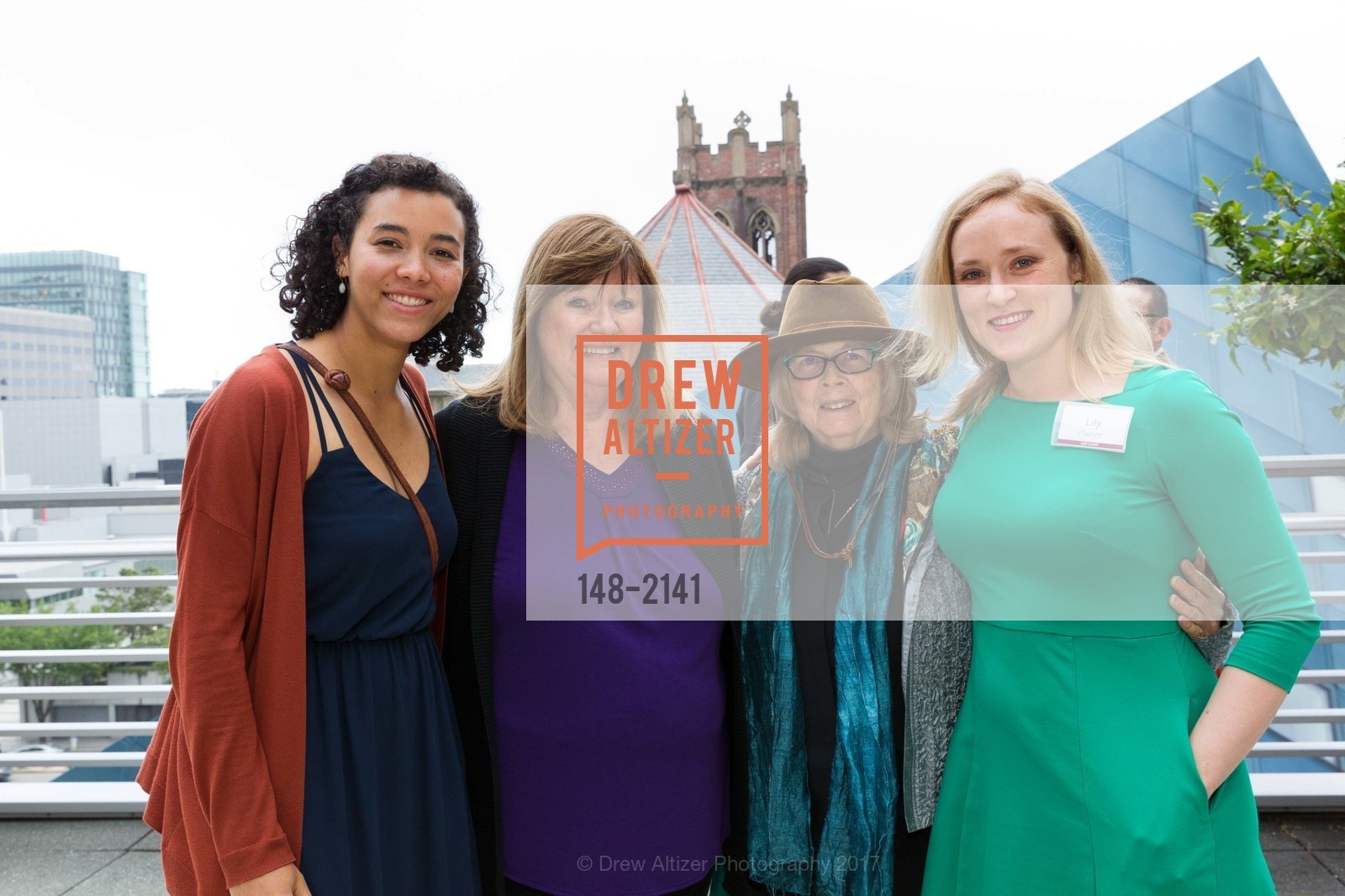 Kylie Heitz, Kris Warrenburg, Kathy Bradley, Lily Maclver, Center for Environmental Health 2017, Four Seasons Hotel 757 Market St San Francisco, California 94103. 757 Market St San Francisco, California 94103, May 4th, 2017, Photo #148-2141 Kylie Heitz, Kris Warrenburg, Kathy Bradley, Lily Maclver, Photo #148-2141