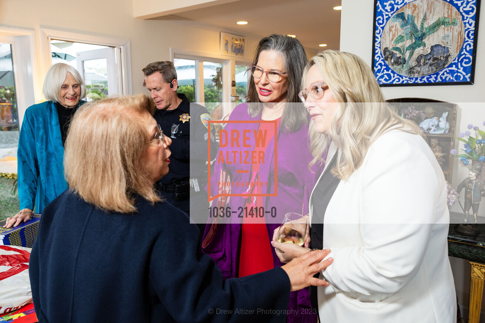 Laleh Zelinsky, Paige Peterson, Sharon Coleman, Gretchen Kimball and Connie Wiley "Black Beauty" Book Party, Private Residence, October 10th, 2023, Photo #1036-21410-0 Laleh Zelinsky, Paige Peterson, Sharon Coleman, Photo #1036-21410-0