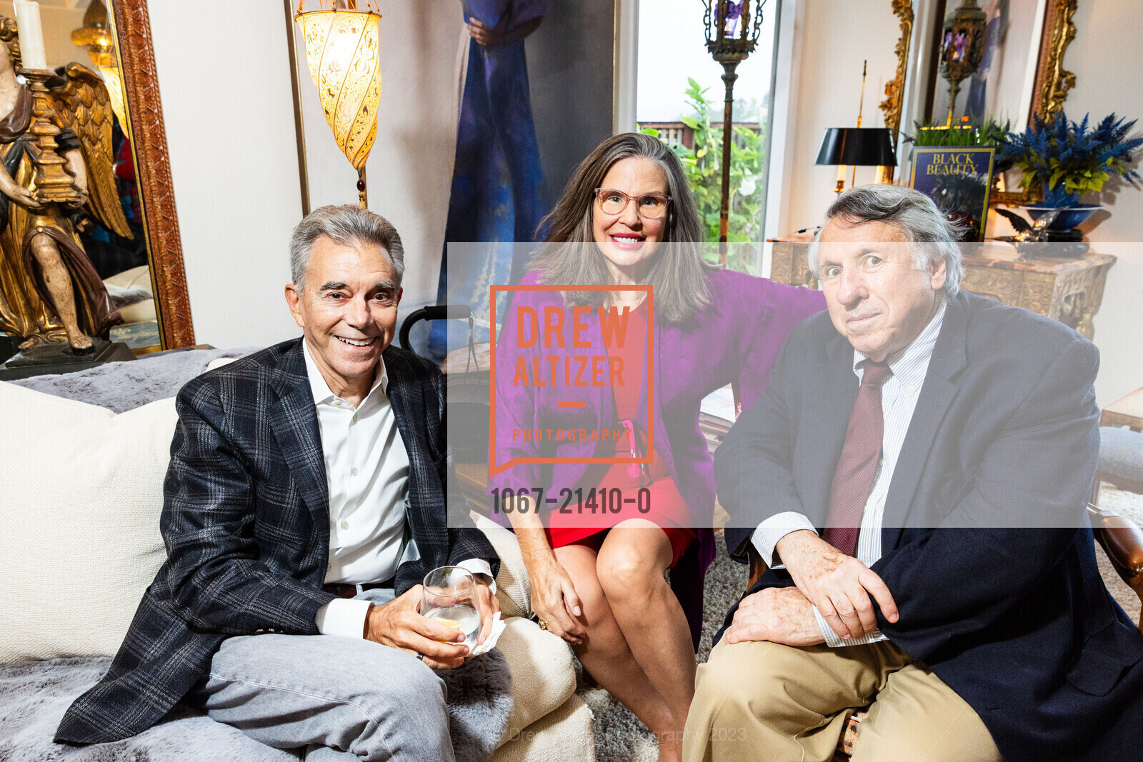 Ralph Baxter, Paige Peterson, Jesse Kornbluth, Gretchen Kimball and Connie Wiley "Black Beauty" Book Party, Private Residence, October 10th, 2023, Photo #1067-21410-0 Ralph Baxter, Paige Peterson, Jesse Kornbluth, Photo #1067-21410-0