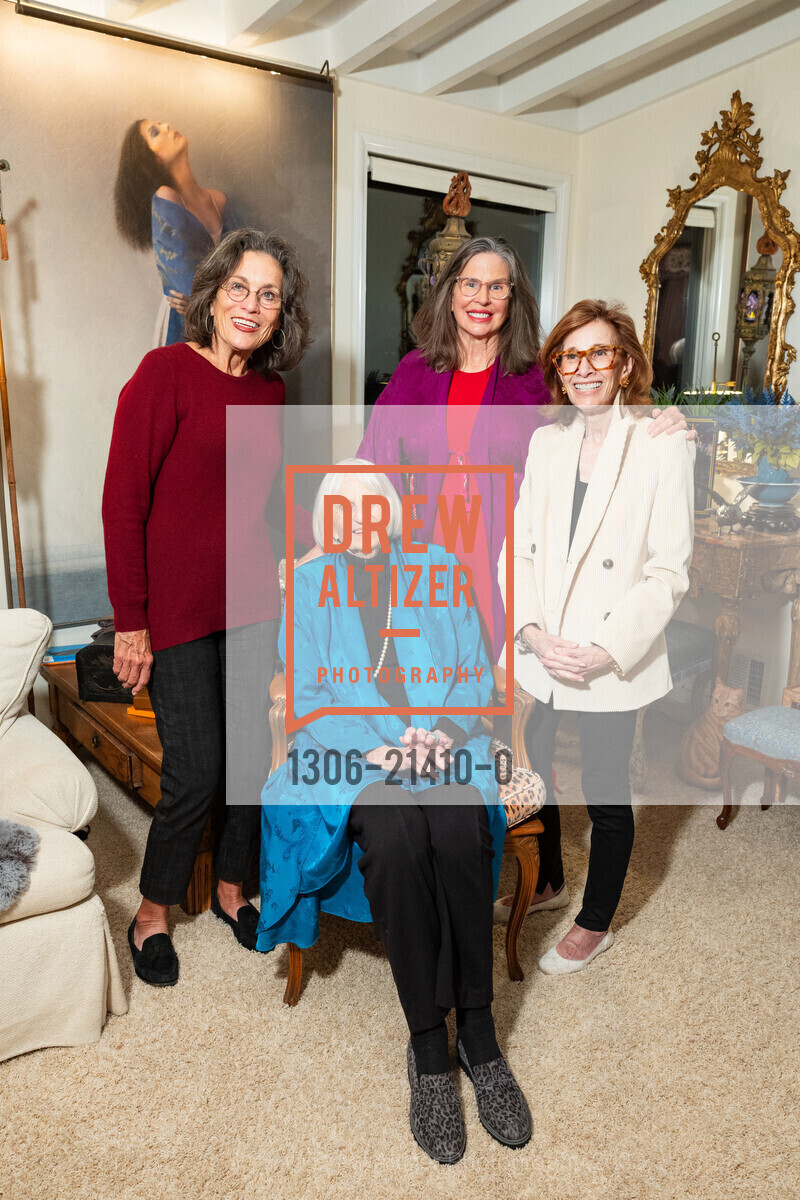 Connie Wiley, Paige Peterson, Sharon Levy, Gretchen Kimball and Connie Wiley "Black Beauty" Book Party, Private Residence, October 10th, 2023, Photo #1306-21410-0 Connie Wiley, Paige Peterson, Sharon Levy, Photo #1306-21410-0