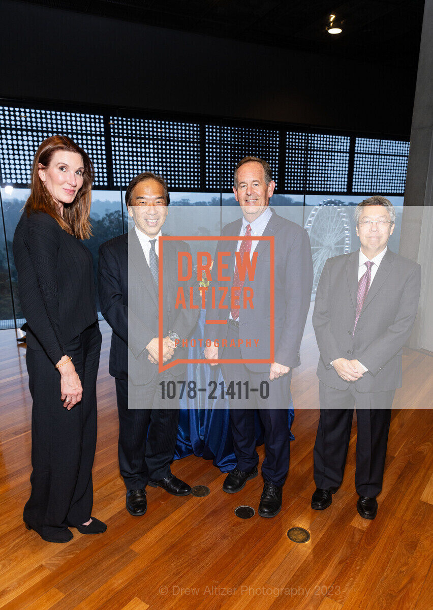 Danielle St. Germain, Yo Osumi, Mark Chandler, William Chik, Consular Corps Fall Reception, de Young Museum. 50 Hagiwara Tea Garden Dr, SF, CA 94118 US, October 10th, 2023, Photo #1078-21411-0 Danielle St. Germain, Yo Osumi, Mark Chandler, William Chik, Photo #1078-21411-0