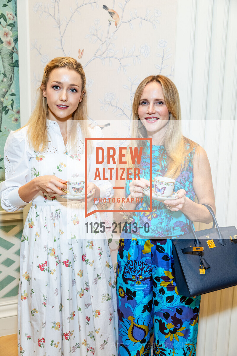 Hannah Cecil Gurney, Elizabeth Dye, de Gournay x HiNote brunch, De Gournay. 3296 Sacramento St, SF, CA 94115 US, October 11th, 2023, Photo #1125-21413-0 Hannah Cecil Gurney, Elizabeth Dye, Photo #1125-21413-0