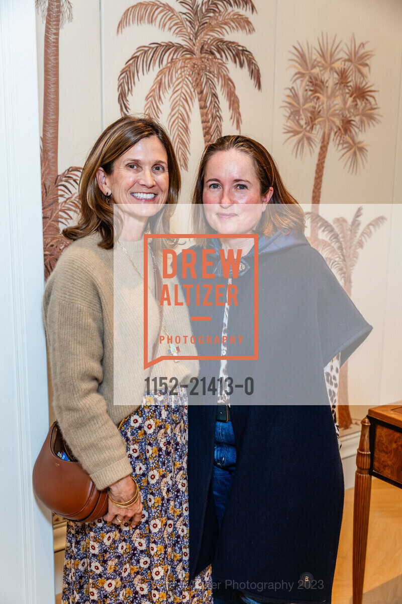 Jennifer Hocking, Shannon Thomson, de Gournay x HiNote brunch, De Gournay. 3296 Sacramento St, SF, CA 94115 US, October 11th, 2023, Photo #1152-21413-0 Jennifer Hocking, Shannon Thomson, Photo #1152-21413-0