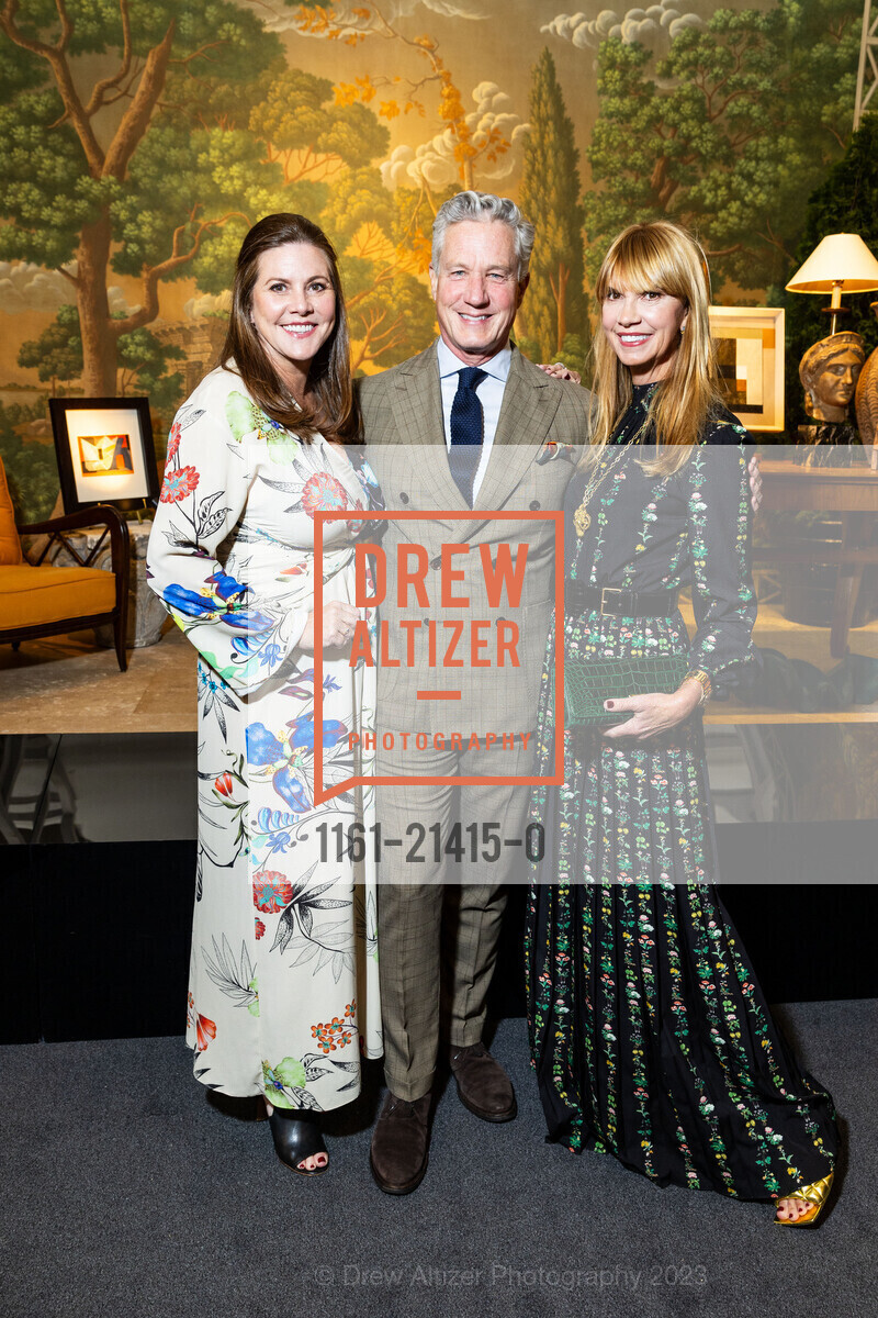 Ellen Niven, Brian Sawyer, Chesie Breen, The San Francisco Fall Show Opening Night Gala, Festival Pavilion. 38 Fort Mason, SF, CA 94123 US, October 11th, 2023, Photo #1161-21415-0 Ellen Niven, Brian Sawyer, Chesie Breen, Photo #1161-21415-0