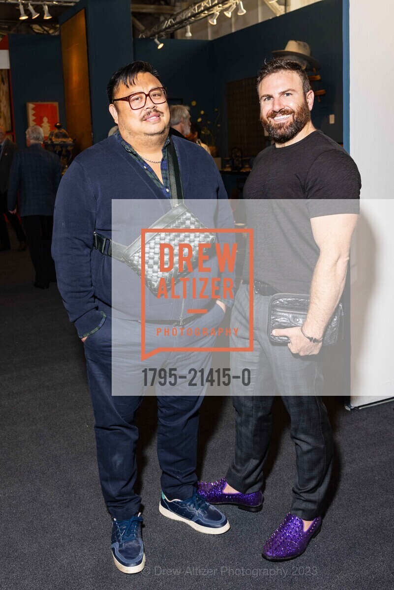 Jon De la Cruz, Randy Shulman, The San Francisco Fall Show Opening Night Gala, Festival Pavilion. 38 Fort Mason, SF, CA 94123 US, October 11th, 2023, Photo #1795-21415-0 Jon De la Cruz, Randy Shulman, Photo #1795-21415-0