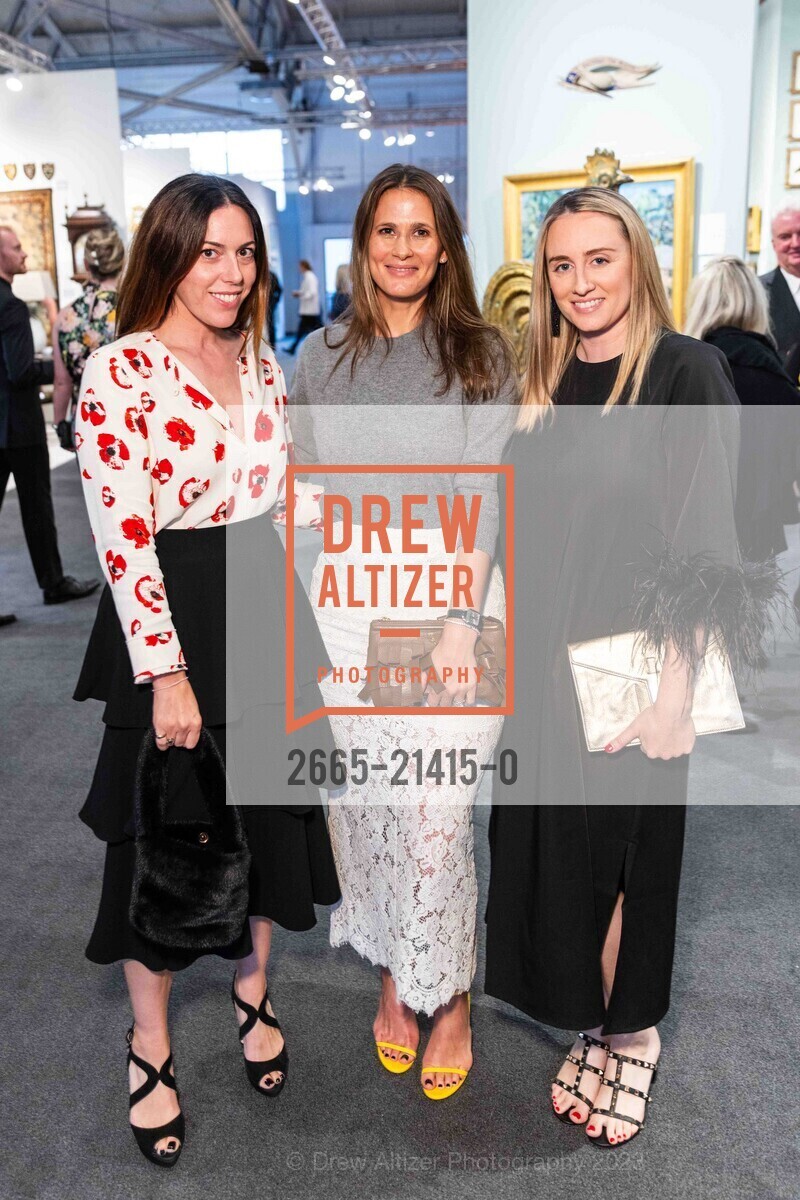 Darby Gaynor, Hannah McKinley, Sydney Blumenkranz, The San Francisco Fall Show Opening Night Gala, Festival Pavilion. 38 Fort Mason, SF, CA 94123 US, October 11th, 2023, Photo #2665-21415-0 Darby Gaynor, Hannah McKinley, Sydney Blumenkranz, Photo #2665-21415-0