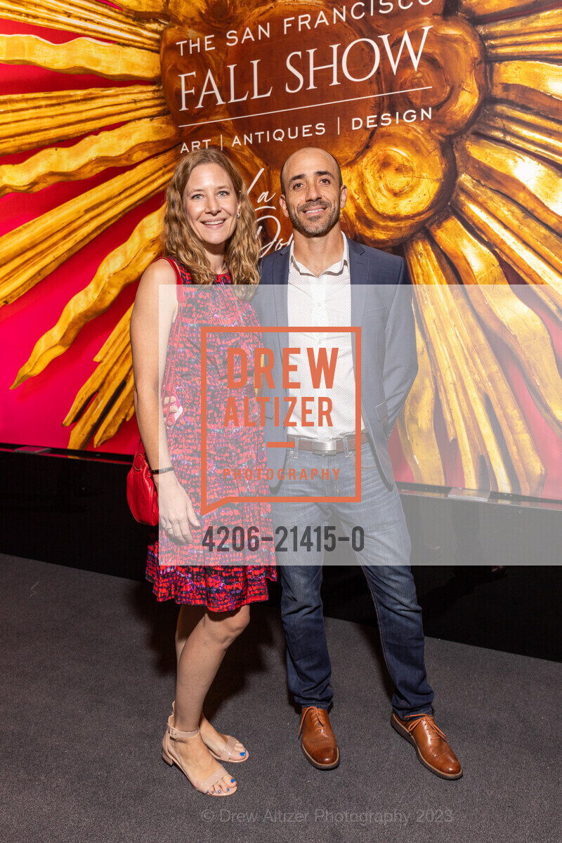 Margan Mulvihill, Hernan Santander, The San Francisco Fall Show Opening Night Gala, Festival Pavilion. 38 Fort Mason, SF, CA 94123 US, October 11th, 2023, Photo #4206-21415-0 Margan Mulvihill, Hernan Santander, Photo #4206-21415-0