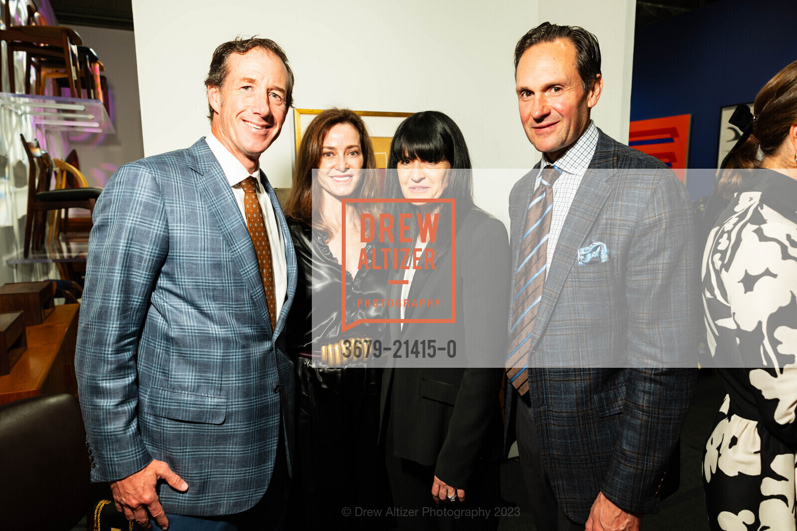 Bo Lasater, Amanda Michael, Michael Harrington, The San Francisco Fall Show Opening Night Gala, Festival Pavilion. 38 Fort Mason, SF, CA 94123 US, October 11th, 2023, Photo #3679-21415-0 Bo Lasater, Amanda Michael, Michael Harrington, Photo #3679-21415-0