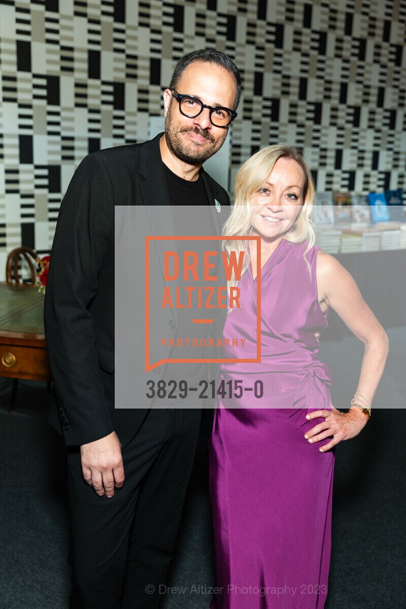 Jad Racha, Rebecca Kaykas-Wolff, The San Francisco Fall Show Opening Night Gala, Festival Pavilion. 38 Fort Mason, SF, CA 94123 US, October 11th, 2023, Photo #3829-21415-0 Jad Racha, Rebecca Kaykas-Wolff, Photo #3829-21415-0