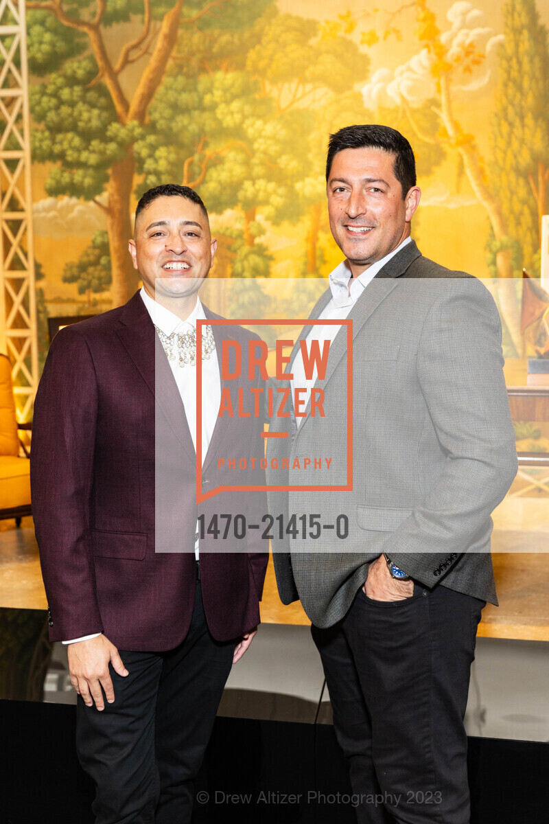 Robert Tiscarino, Eric Sterite, The San Francisco Fall Show Opening Night Gala, Festival Pavilion. 38 Fort Mason, SF, CA 94123 US, October 11th, 2023, Photo #1470-21415-0 Robert Tiscarino, Eric Sterite, Photo #1470-21415-0