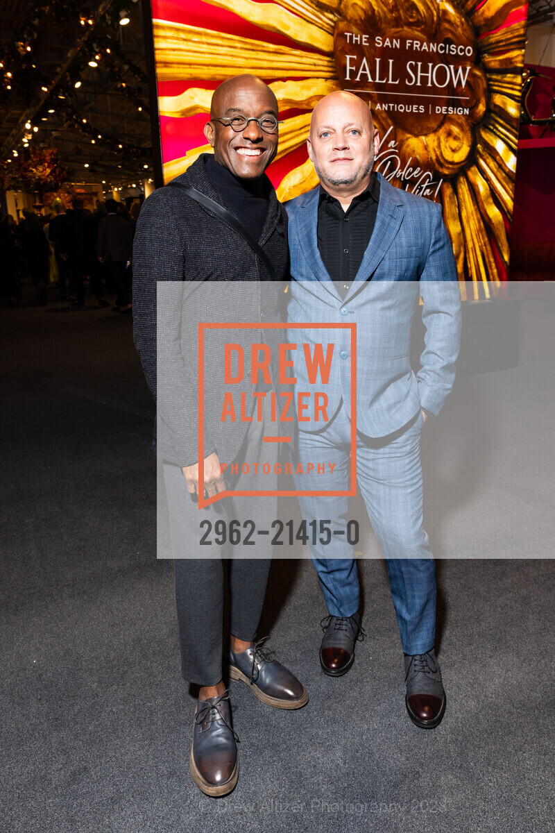 Marcus Keller, Robert McMillan, The San Francisco Fall Show Opening Night Gala, Festival Pavilion. 38 Fort Mason, SF, CA 94123 US, October 11th, 2023, Photo #2962-21415-0 Marcus Keller, Robert McMillan, Photo #2962-21415-0