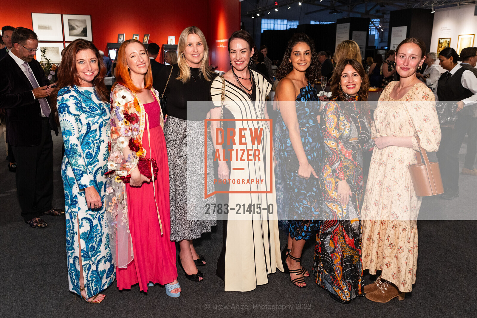 Katie Sweeney, Teresa Kintz, Jessica Herzog, Krista Coupar, Roshie Larijani, Paige Bellante, Julia Marani, The San Francisco Fall Show Opening Night Gala, Festival Pavilion. 38 Fort Mason, SF, CA 94123 US, October 11th, 2023, Photo #2783-21415-0 Katie Sweeney, Teresa Kintz, Jessica Herzog, Krista Coupar, Roshie Larijani, Paige Bellante, Julia Marani, Photo #2783-21415-0