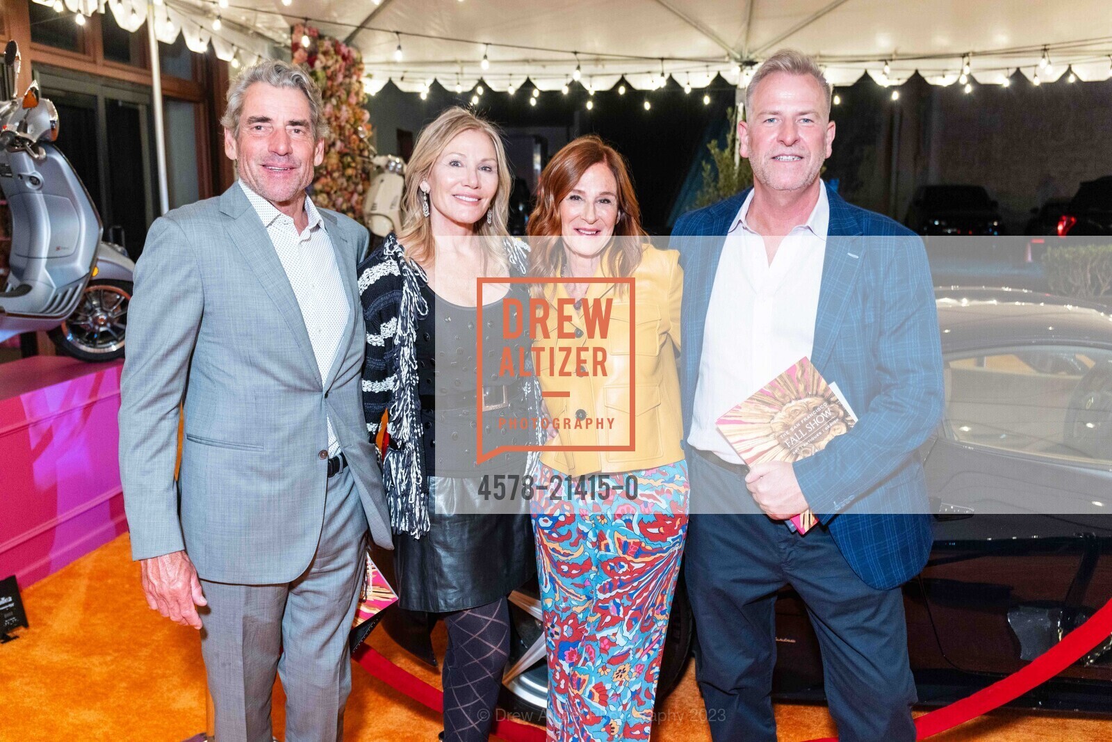 David Jochim, Rosemary Baker, Debbie Zachareas, Martin Gunning, The San Francisco Fall Show Opening Night Gala, Festival Pavilion. 38 Fort Mason, SF, CA 94123 US, October 11th, 2023, Photo #4578-21415-0 David Jochim, Rosemary Baker, Debbie Zachareas, Martin Gunning, Photo #4578-21415-0