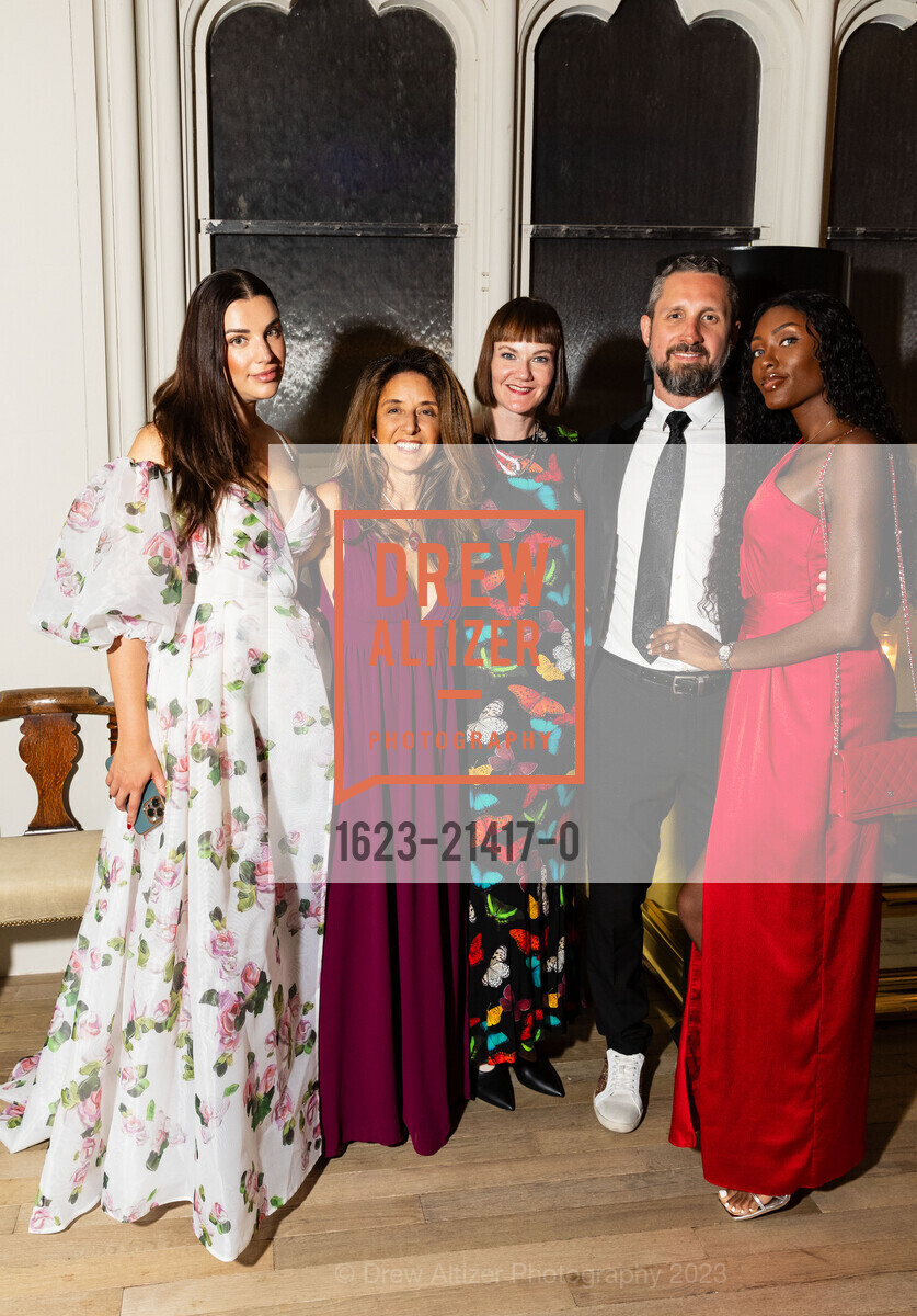 Iryna Voskerician, Natalie Brochstein, Ginger Coy, Andrei Anisimov, Sultana Anisimov, welovesf Gala & Fundraiser, Saint Joseph's Art Society. 1401 Howard St, SF, CA 94103 US, October 11th, 2023, Photo #1623-21417-0 Iryna Voskerician, Natalie Brochstein, Ginger Coy, Andrei Anisimov, Sultana Anisimov, Photo #1623-21417-0