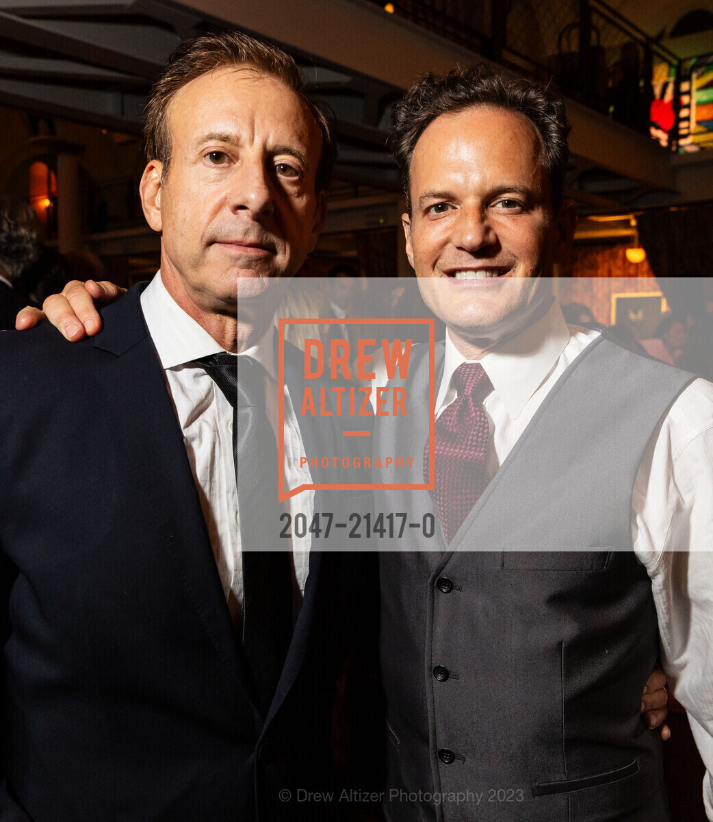 Gary Radkin, EJ Blumberg, welovesf Gala & Fundraiser, Saint Joseph's Art Society. 1401 Howard St, SF, CA 94103 US, October 11th, 2023, Photo #2047-21417-0 Gary Radkin, EJ Blumberg, Photo #2047-21417-0