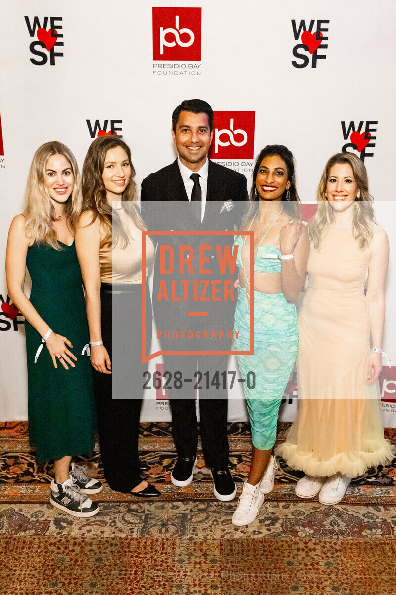 Sarah Robson, Gaurav Bhogale, Rima Reddy, Ainslee Withey, welovesf Gala & Fundraiser, Saint Joseph's Art Society. 1401 Howard St, SF, CA 94103 US, October 11th, 2023, Photo #2628-21417-0 Sarah Robson, Gaurav Bhogale, Rima Reddy, Ainslee Withey, Photo #2628-21417-0