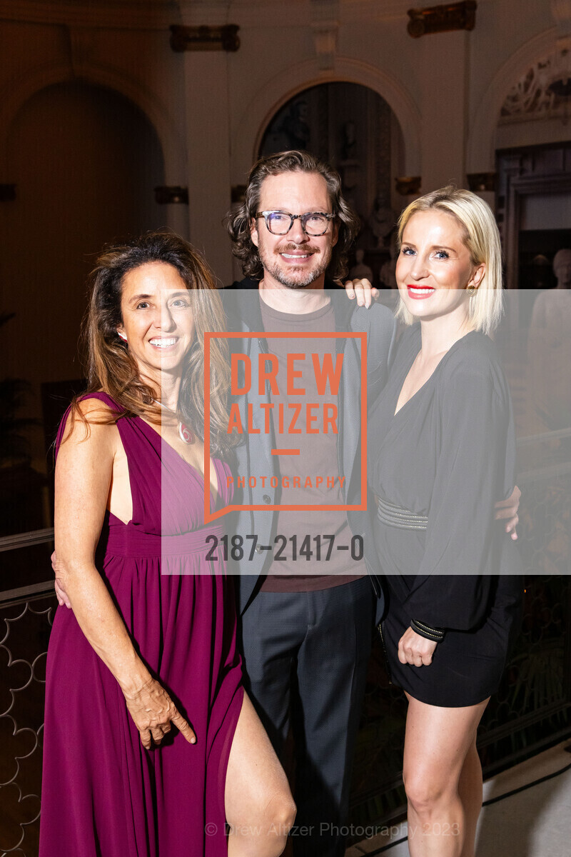 Natalie Brochstein, Pierre Barral, Katharina Ferguson, welovesf Gala & Fundraiser, Saint Joseph's Art Society. 1401 Howard St, SF, CA 94103 US, October 11th, 2023, Photo #2187-21417-0 Natalie Brochstein, Pierre Barral, Katharina Ferguson, Photo #2187-21417-0