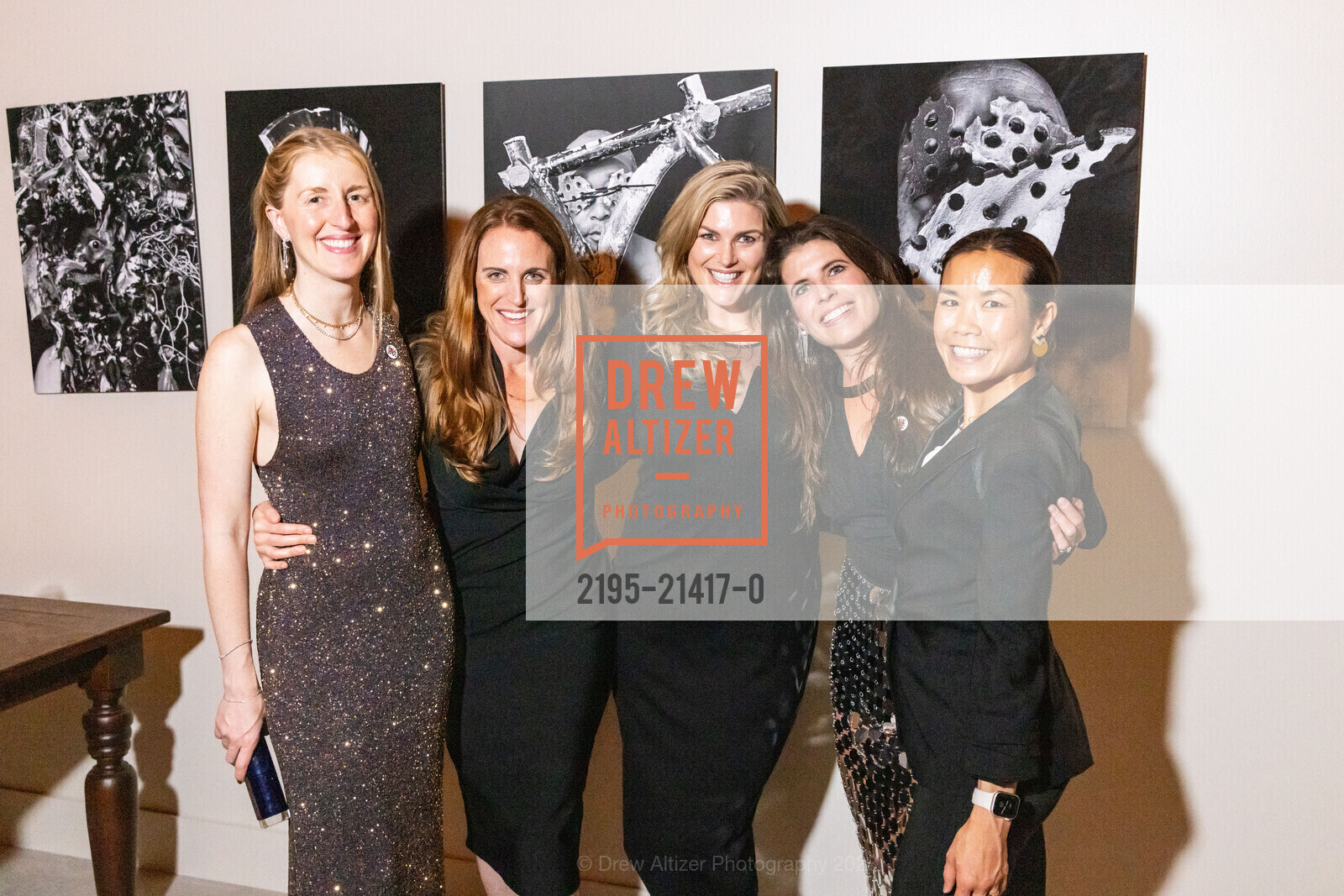 Laura Barr, Katherine Edsel, Liz Watty, Emily Pearl, Tina Cheng, welovesf Gala & Fundraiser, Saint Joseph's Art Society. 1401 Howard St, SF, CA 94103 US, October 11th, 2023, Photo #2195-21417-0 Laura Barr, Katherine Edsel, Liz Watty, Emily Pearl, Tina Cheng, Photo #2195-21417-0