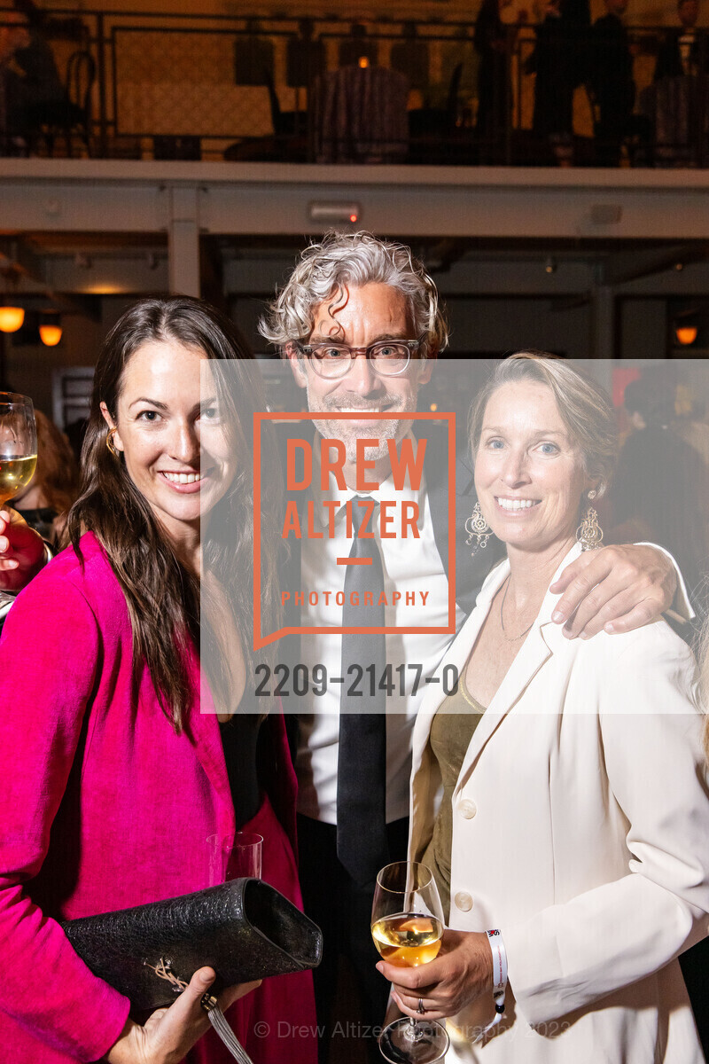 Louise Ireland, Chris Flink, Erin Roach, welovesf Gala & Fundraiser, Saint Joseph's Art Society. 1401 Howard St, SF, CA 94103 US, October 11th, 2023, Photo #2209-21417-0 Louise Ireland, Chris Flink, Erin Roach, Photo #2209-21417-0