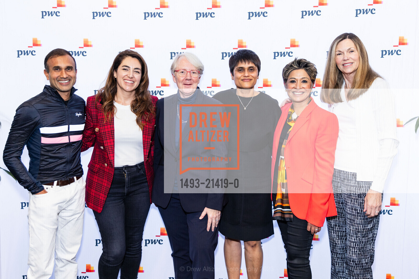 Munjal Shah, Ann Bordetsky, Rita Scroggin, Shuchi Rana, Monica Nayar, Bethany Mayer, Firstboard.io Summit in Partnership with PWC, PwC San José. 488 S Almaden Blvd, San Jose, CA 95110 US, October 12th, 2023, Photo #1493-21419-0 Munjal Shah, Ann Bordetsky, Rita Scroggin, Shuchi Rana, Monica Nayar, Bethany Mayer, Photo #1493-21419-0