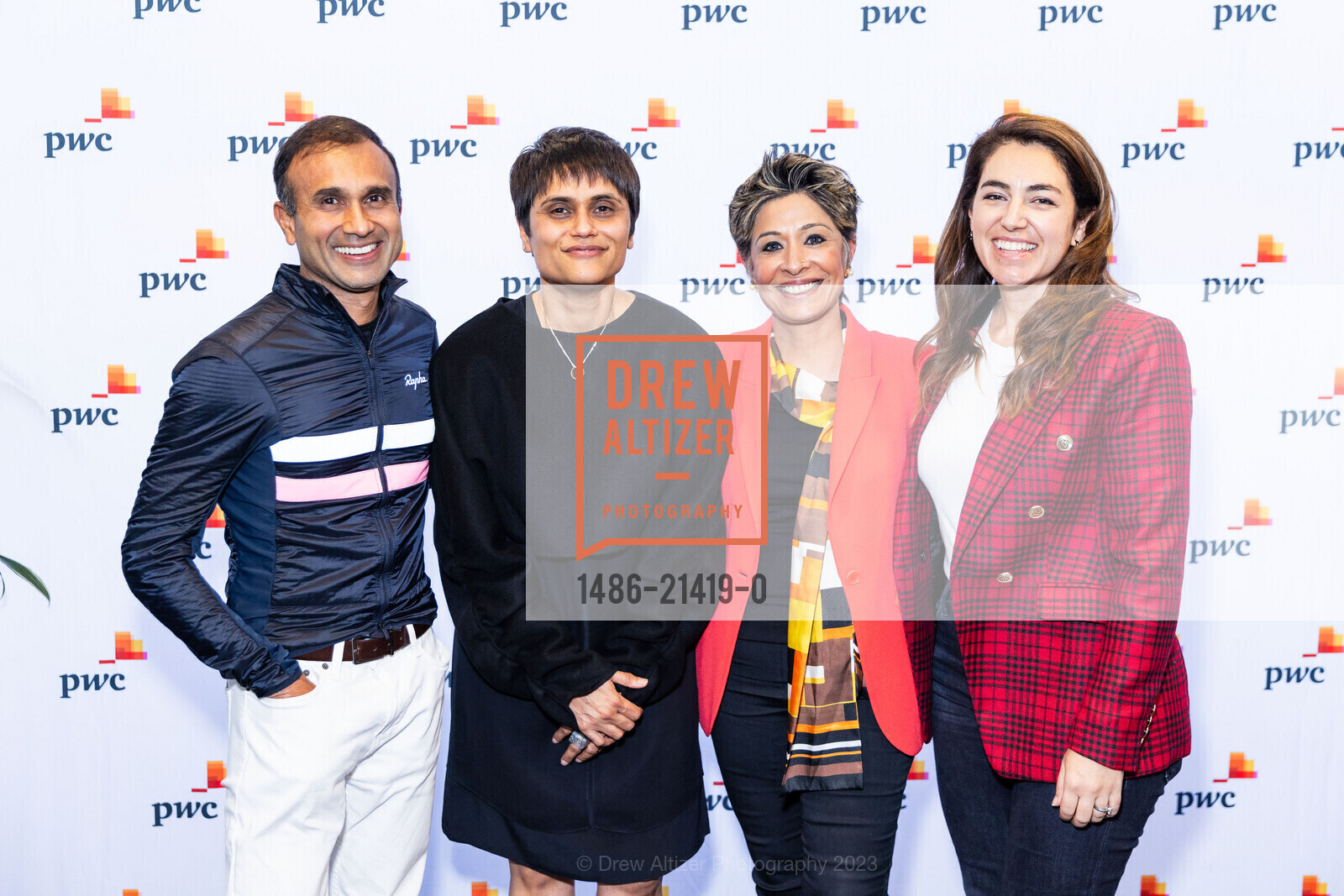Munjal Shah, Shuchi Rana, Monica Nayar, Ann Bordetsky, Firstboard.io Summit in Partnership with PWC, PwC San José. 488 S Almaden Blvd, San Jose, CA 95110 US, October 12th, 2023, Photo #1486-21419-0 Munjal Shah, Shuchi Rana, Monica Nayar, Ann Bordetsky, Photo #1486-21419-0