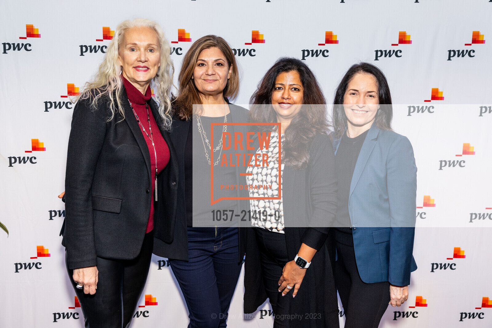 Lori Harman, Maryam Alexandrian, Manjula Mahajan, Alison Millar, Firstboard.io Summit in Partnership with PWC, PwC San José. 488 S Almaden Blvd, San Jose, CA 95110 US, October 12th, 2023, Photo #1057-21419-0 Lori Harman, Maryam Alexandrian, Manjula Mahajan, Alison Millar, Photo #1057-21419-0