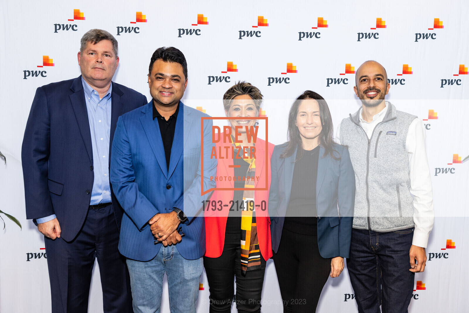 Matt Gorham, Saurabh Mohanty, Monica Nayar, Alison Millar, Sahil Bhardwaj, Firstboard.io Summit in Partnership with PWC, PwC San José. 488 S Almaden Blvd, San Jose, CA 95110 US, October 12th, 2023, Photo #1793-21419-0 Matt Gorham, Saurabh Mohanty, Monica Nayar, Alison Millar, Sahil Bhardwaj, Photo #1793-21419-0