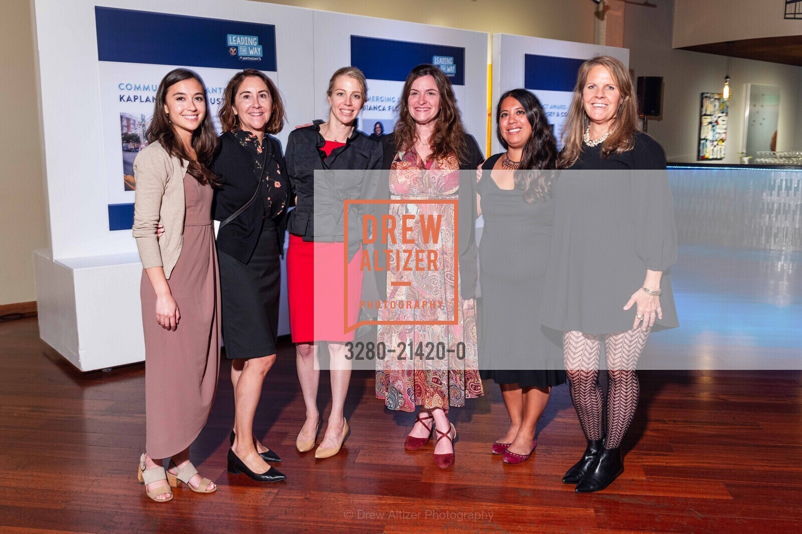 Jennifer Byrd, Sally Haims, Juliana Terheyden, Dana Jauco, St. Anthony's LEADING THE WAY, Terra Gallery & Event Venue. 511 Harrison St, SF, CA 94105 US, Photo #3280-21420-0 Jennifer Byrd, Sally Haims, Juliana Terheyden, Dana Jauco, Photo #3280-21420-0
