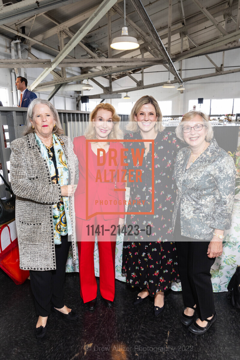 Jamie Bowles, Elizabeth Locke, Lily Bowles Leo, Pam Levine, The Garden Conservancy Luncheon, Fort Mason Center. 2 Marina Blvd, San Francisco, CA 94123, United States, October 13th, 2023, Photo #1141-21423-0 Jamie Bowles, Elizabeth Locke, Lily Bowles Leo, Pam Levine, Photo #1141-21423-0