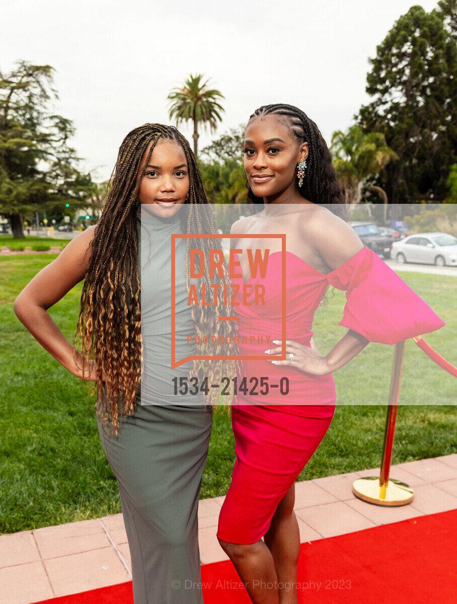 Maia Modeste, Taylor Leigh Edwards, Opening Night for Silicon Valley African Film Festival, Historic Hoover Theatre. 1635 Park Ave, San Jose, CA 95126 US, October 13th, 2023, Photo #1534-21425-0 Maia Modeste, Taylor Leigh Edwards, Photo #1534-21425-0