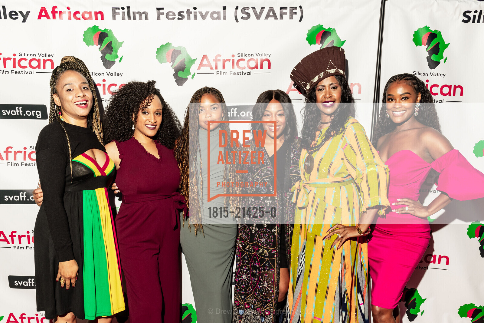Safiya Songhai, Maia Modeste, Nia Miranda, Taylor Leigh Edwards, Opening Night for Silicon Valley African Film Festival, Historic Hoover Theatre. 1635 Park Ave, San Jose, CA 95126 US, October 13th, 2023, Photo #1815-21425-0 Safiya Songhai, Maia Modeste, Nia Miranda, Taylor Leigh Edwards, Photo #1815-21425-0