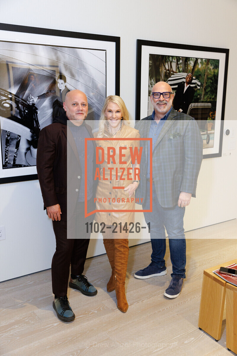 Robbie McMillan, Terri Tiffany, Geoffrey De Sousa, 181 Fremont Celebrates the SF Fall Show Designer Council, 181 Fremont. 181 Fremont St, SF, CA 94105 US, Photo #1102-21426-1 Robbie McMillan, Terri Tiffany, Geoffrey De Sousa, Photo #1102-21426-1