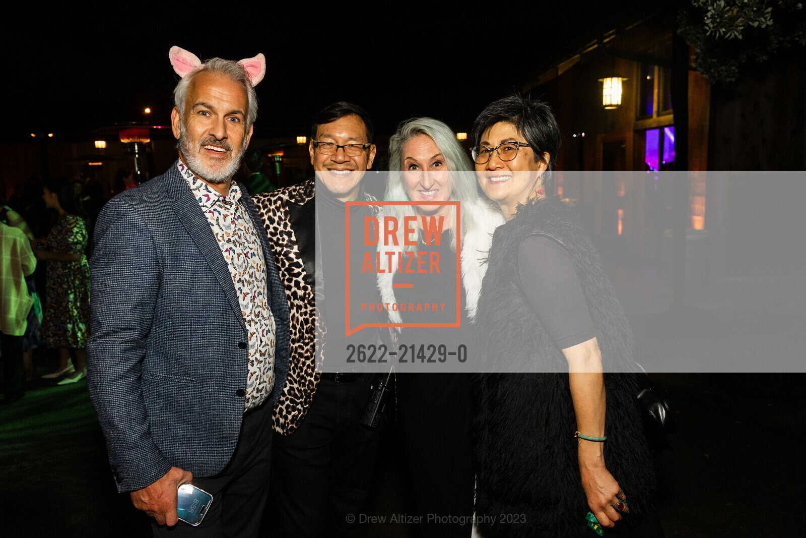 Berley Farber, Timothy Wu, Andrea Weiner, Deborah Kwan, The FUR BALL Benefiting the San Francisco Zoo, SF Zoological Society. 1 Zoo Rd, SF, CA 94132 US, October 14th, 2023, Photo #2622-21429-0 Berley Farber, Timothy Wu, Andrea Weiner, Deborah Kwan, Photo #2622-21429-0