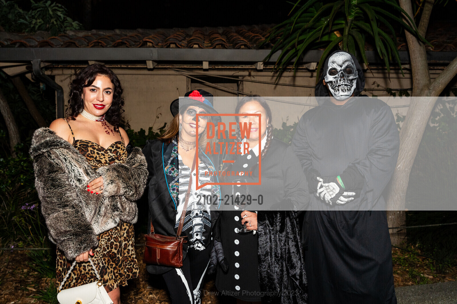 Catherina Minassian, Joan Bickham, Jennifer Haut, Derrick Bickham, The FUR BALL Benefiting the San Francisco Zoo, SF Zoological Society. 1 Zoo Rd, SF, CA 94132 US, October 14th, 2023, Photo #2102-21429-0 Catherina Minassian, Joan Bickham, Jennifer Haut, Derrick Bickham, Photo #2102-21429-0