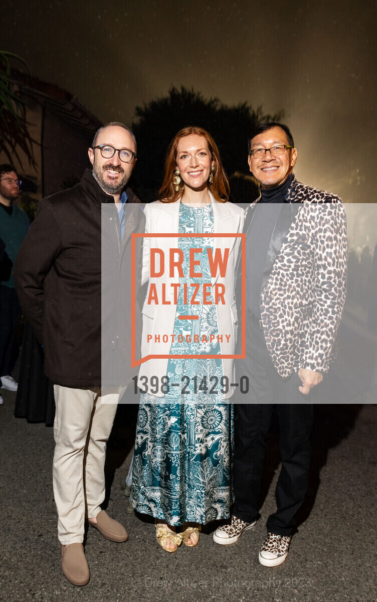 Conner Callahan, Willa Callahan, Timothy Wu, The FUR BALL Benefiting the San Francisco Zoo, SF Zoological Society. 1 Zoo Rd, SF, CA 94132 US, October 14th, 2023, Photo #1398-21429-0 Conner Callahan, Willa Callahan, Timothy Wu, Photo #1398-21429-0