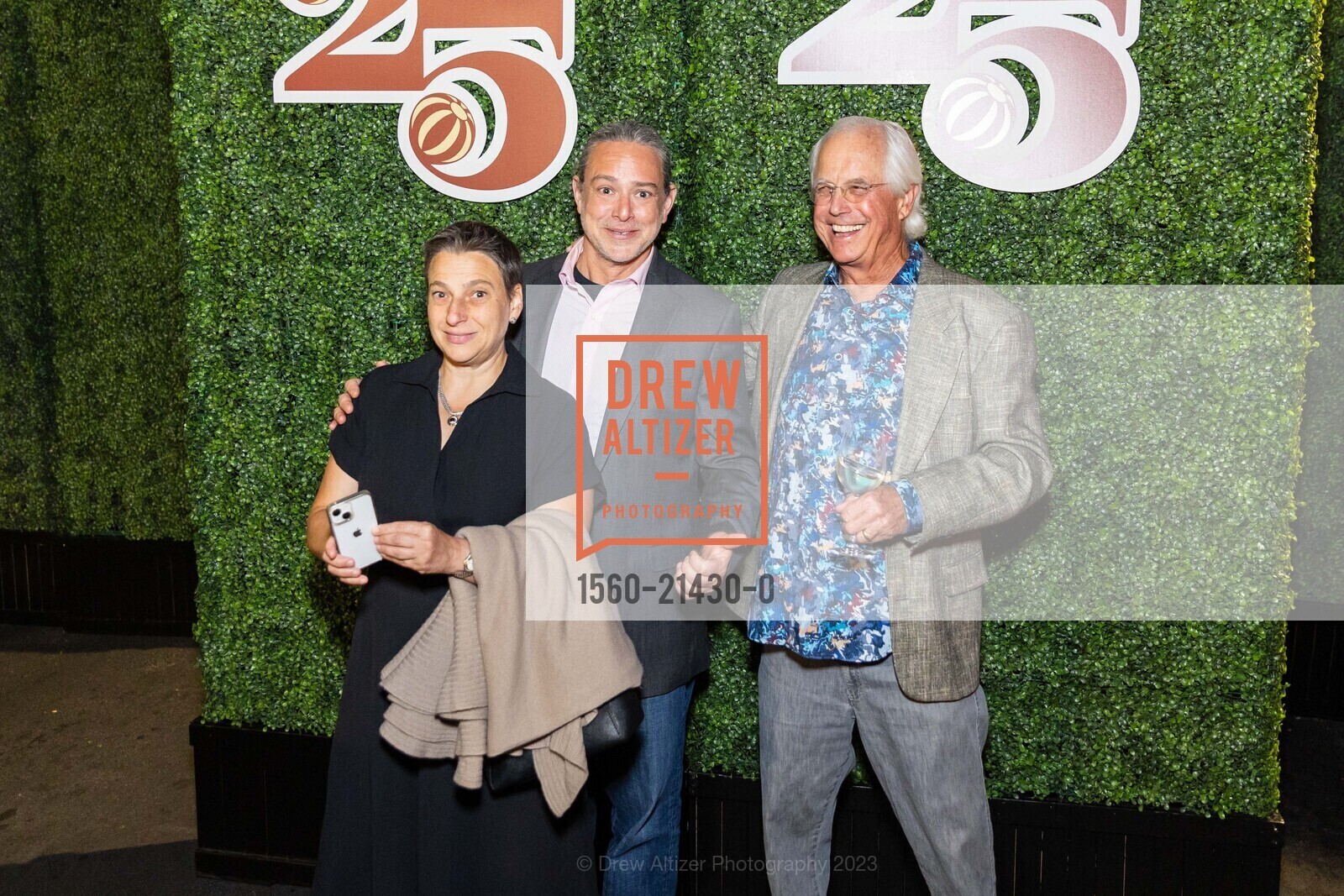Jennifer Holdman, Peter Holdman, Bob Klotz, BOUCHON'S 25th Anniversary Celebration, Bouchon Bistro. 6534 Washington St, Yountville, CA 94599 US, October 14th, 2023, Photo #1560-21430-0 Jennifer Holdman, Peter Holdman, Bob Klotz, Photo #1560-21430-0