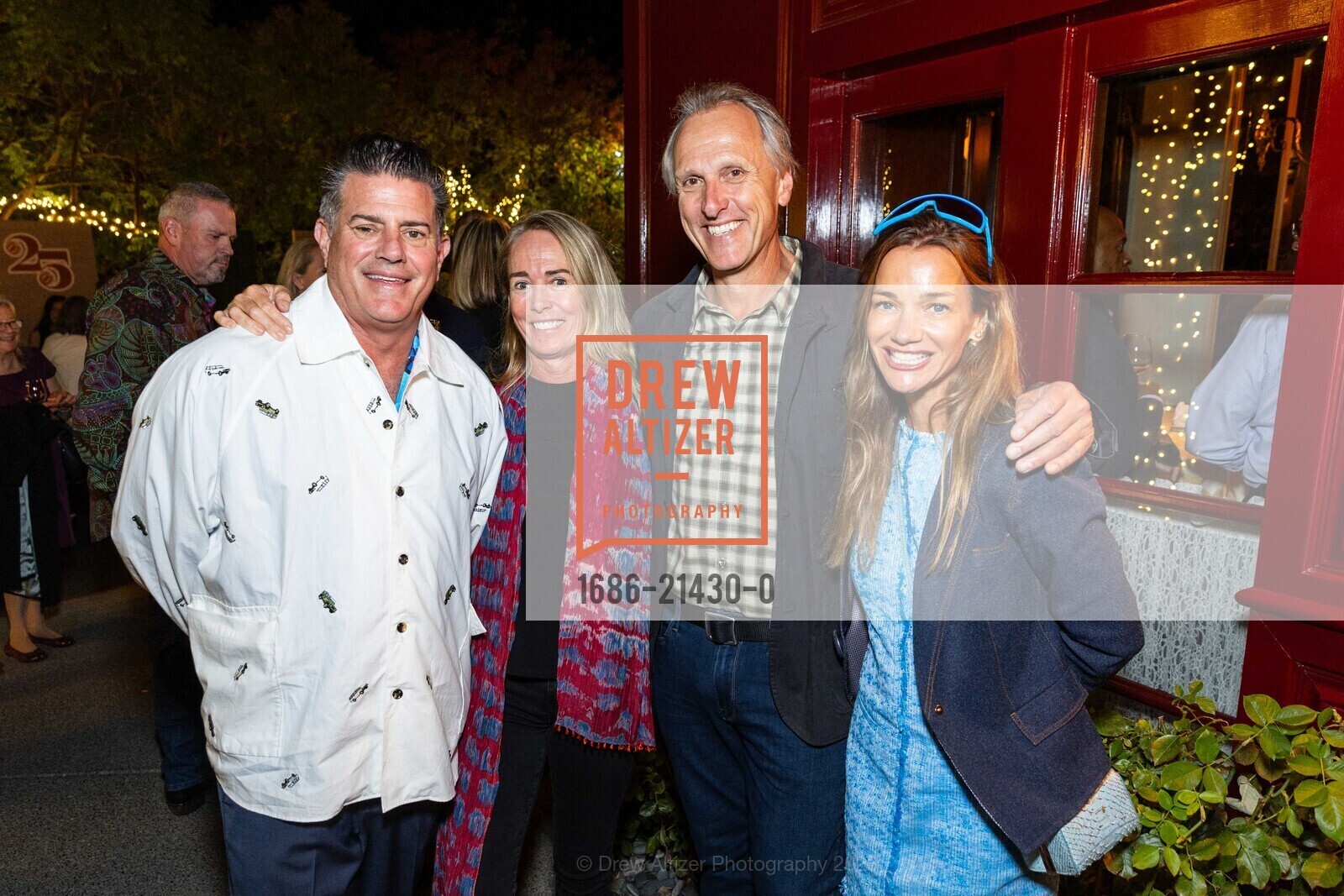 Matt Rogers, Lily Berlin, Joel Gott, Amy Rogers, BOUCHON'S 25th Anniversary Celebration, Bouchon Bistro. 6534 Washington St, Yountville, CA 94599 US, October 14th, 2023, Photo #1686-21430-0 Matt Rogers, Lily Berlin, Joel Gott, Amy Rogers, Photo #1686-21430-0