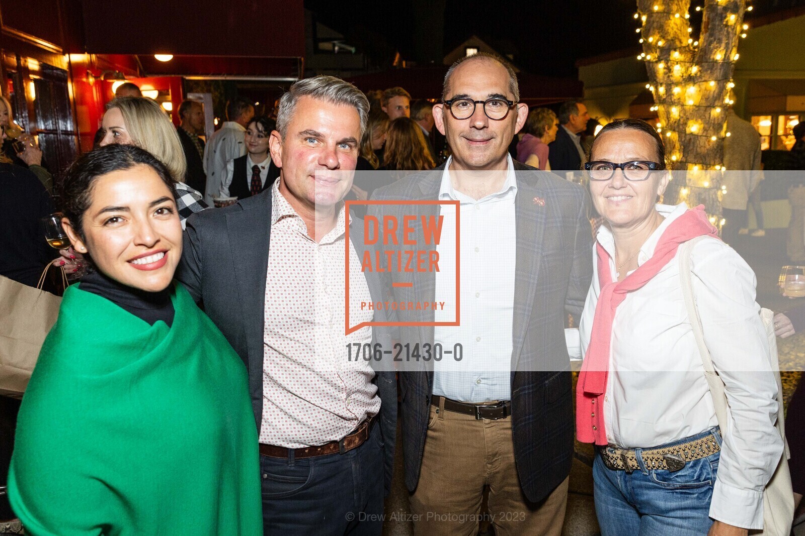 Jacqueline Correa, Martin Repicky, Anthony Begonia, Lucy Begonia, BOUCHON'S 25th Anniversary Celebration, Bouchon Bistro. 6534 Washington St, Yountville, CA 94599 US, October 14th, 2023, Photo #1706-21430-0 Jacqueline Correa, Martin Repicky, Anthony Begonia, Lucy Begonia, Photo #1706-21430-0